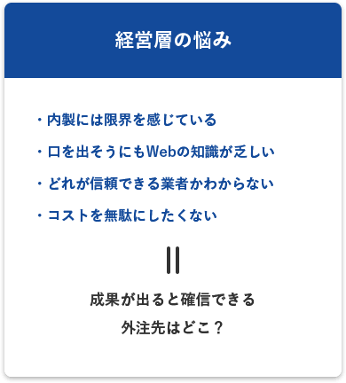 経営層の悩み