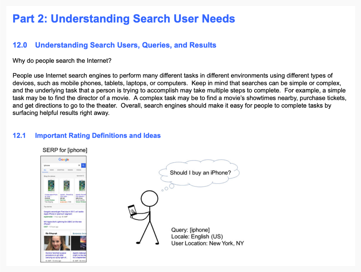 Understand Search User Needs