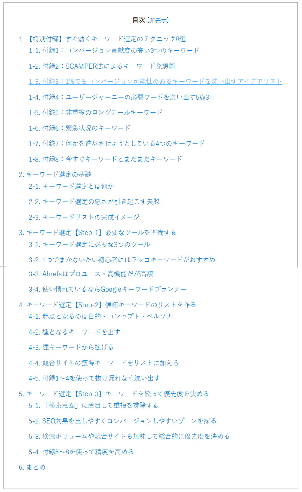 目次