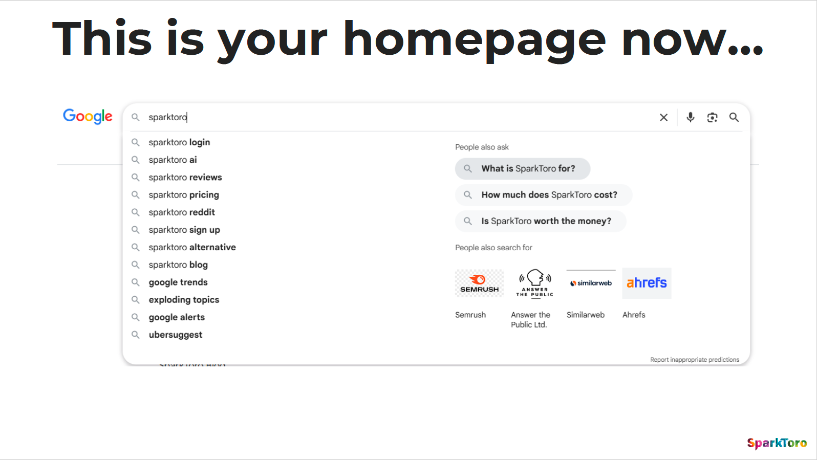 This is your homepage now...